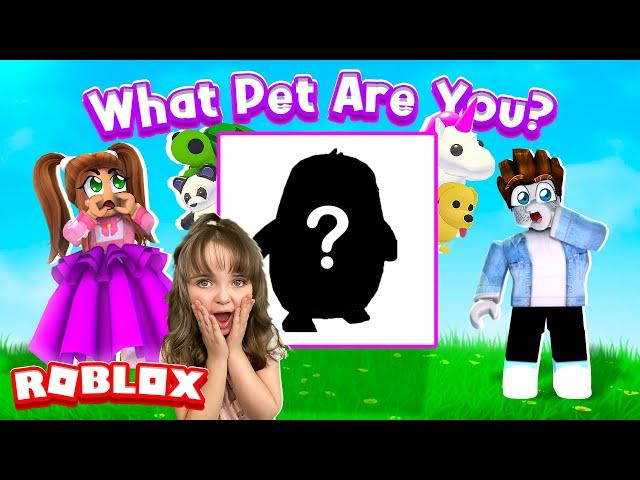 What Roblox Adopt Me Pet Are You Quiz 2021