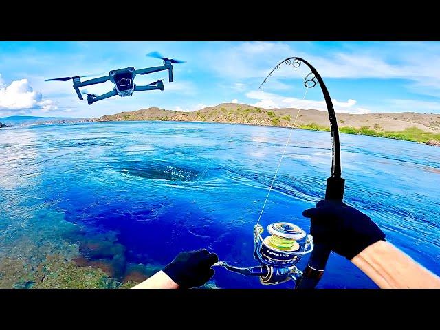 Drone fishing Giants!