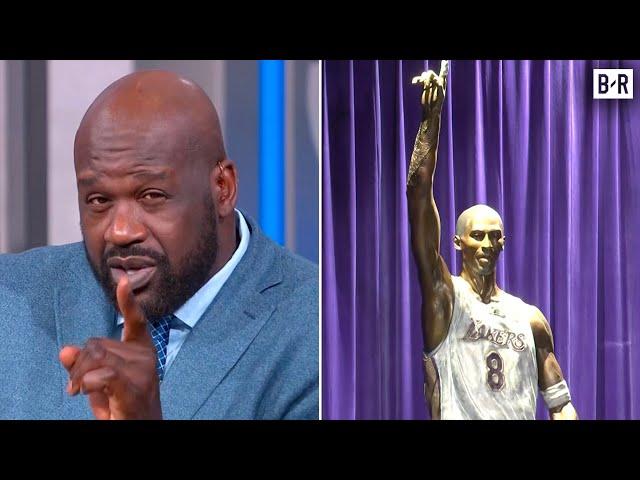 Shaq's Emotional Reaction to Kobe Bryant Statue Unveiling | Inside the NBA