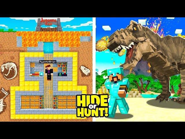 100 Players Compete in a Minecraft JURASSIC Hide or Hunt...