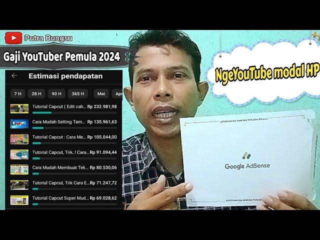 Cerita Lolos Monetisasi 2024 Kaget Ternyata Segini Gaji Youtuber Pemula