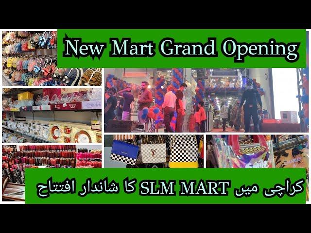 Grand Opening SLM Mart |Tariq Road |Karachi| New Mart Opening Ceremony |Part 1| @Nazia Passion Vlogs