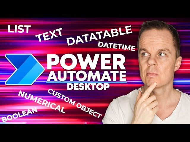 Using Variables in Power Automate Desktop - Full Tutorial