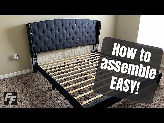 How to assemble a platform bed