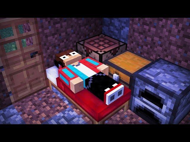 ЭТО МОЯ ПЕРВАЯ НОЧЬ В ИГРЕ МАЙНКРАФТ | Компот Minecraft