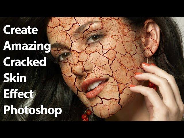 Create amazing cracked skin effect photoshop