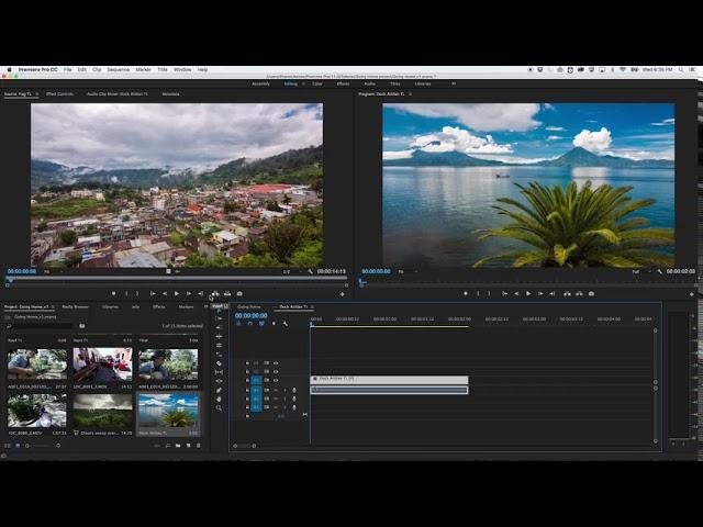 How to create a sequence in Premiere Pro