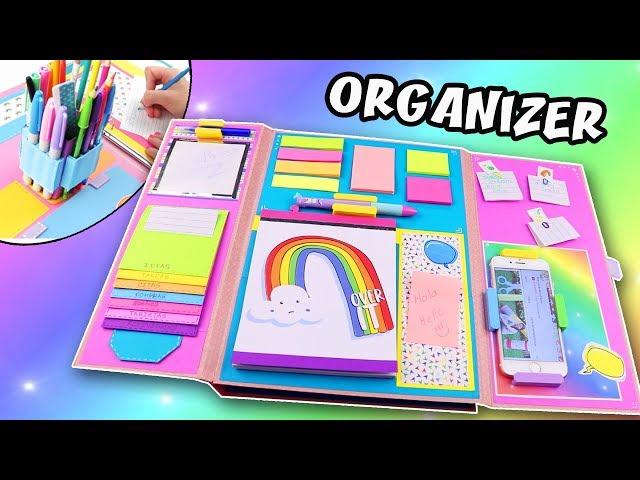 DIY FOLDER ORGANIZER - BACK TO SCHOOL | aPasos Crafts DIY