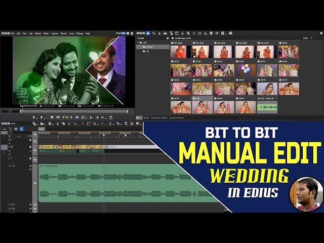 HOW TO MANUAL EDIT AND MIXING IN EDIUS | BIT TO BIT MANUAL EDITNING | MANUAL EDIT IN EDIUS | MANOJ