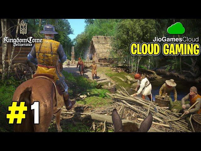 I PLAY A PC GAME IN MOBILE IN CLOUD GAMING | Jio Cloud Gameplay ️