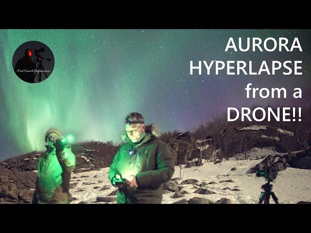 AURORA hyperlapse with a DRONE! | A Nightscape Journal | DJI Mini 4 Pro night flying challenge