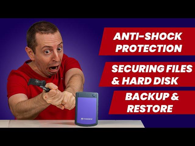 BEST Anti Shock HD - Transcend storejet 25h3 2TB | Unboxing & Full Features Review