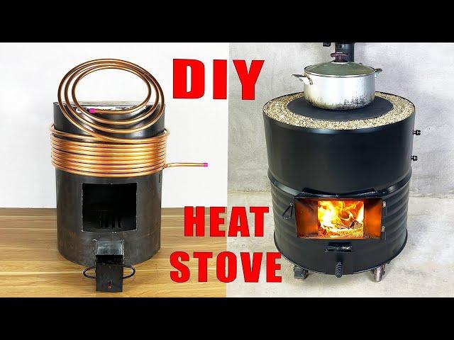 DIY heating stove! and super fast and efficient hot water system! Store energy from sand batteries