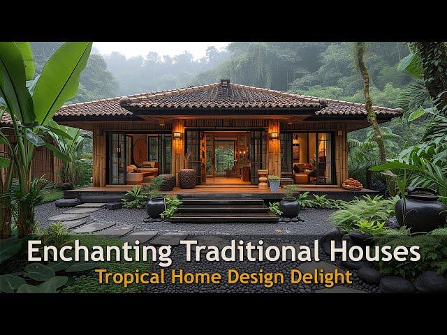 Exploring Traditional House Design Amidst Tropical Greenery