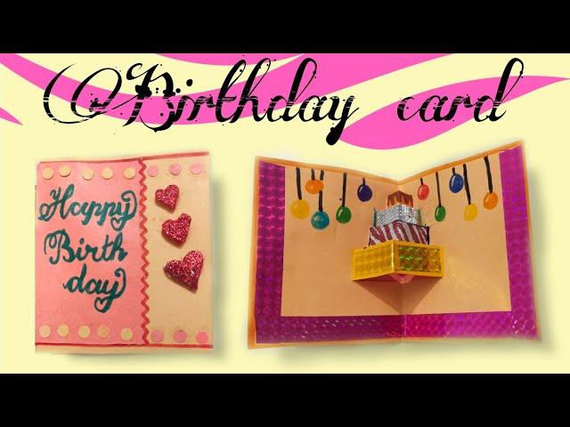 Happy Birthday| Greeting card | mini card | DIY Vanya