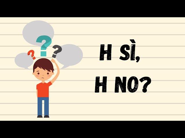 H sì, H no. Italiano grammatica classe 2°.