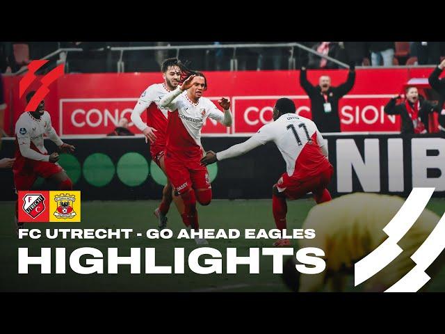 FC Utrecht pakt punt in SPEKTAKELSTUK tegen Go Ahead Eagles  | HIGHLIGHTS