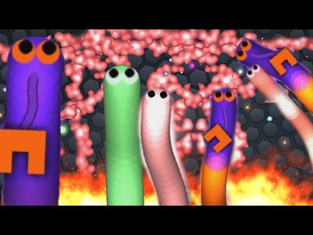 SLITHER.IO TIPS & TRICKS! - SLITHER.IO WORLD RECORD ATTEMPT