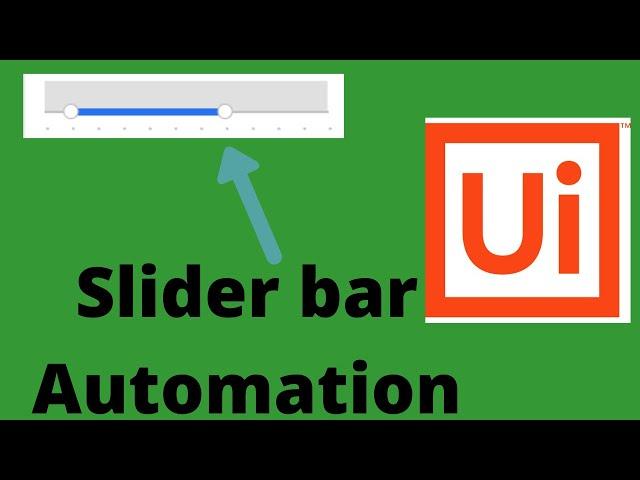 Slider Automation in UiPath RPA |Automation |kbtutorials.in |Drag and Drop in UiPath