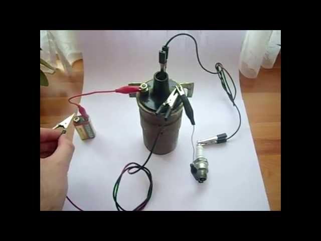 Manually creating Sparks (Ignition Coil + 9v Battery)