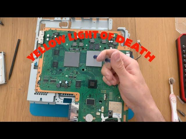 Fixing a Ps3 Slim with Yellow Light Of Death (YLOD)