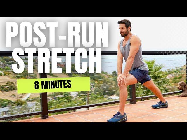 8 Min Post-Run Stretching | Cool Down Stretch For Runners