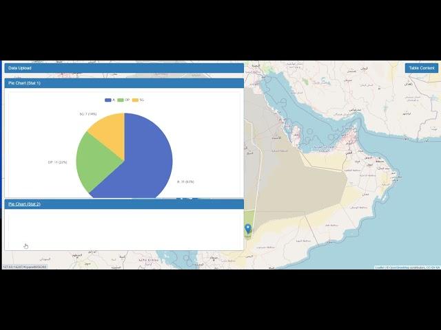 Portfolio | R-R Shiny Dashboard to visualize data on a leaflet map