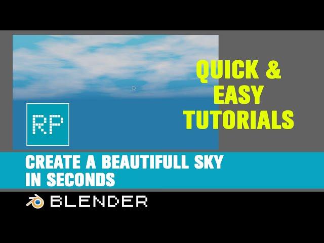 QuickTips Blender - Dynamic Sky in Seconds