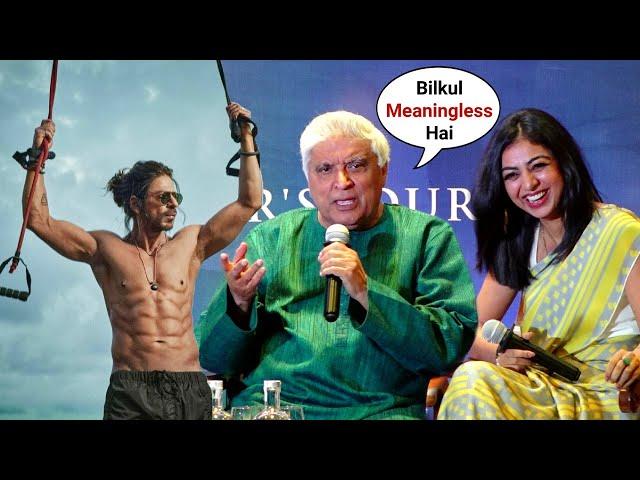 Javed Akhtar Makes Fun Of #pathaan Shahrukh Khan Song DARD-E-DISCO From Om Shanti Om Movie!