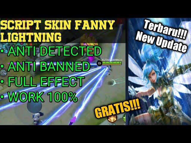 NEW UPDATED!!! SCRIPT SKIN FANNY LIGHTNING TERBARU