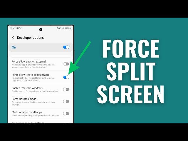 How to Force Split Screen Mode on Samsung