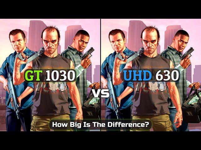 GT 1030 vs UHD 630 | How Big Is The Difference??