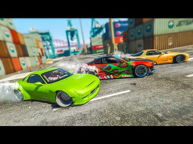 I Joined A GTA Online DRIFTING SERVER! (FiveM)