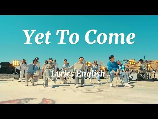 BTS 'Yet To Come (The Most Beautiful Moment)' | Easy Lyrics & English | 20220613 Proof Live