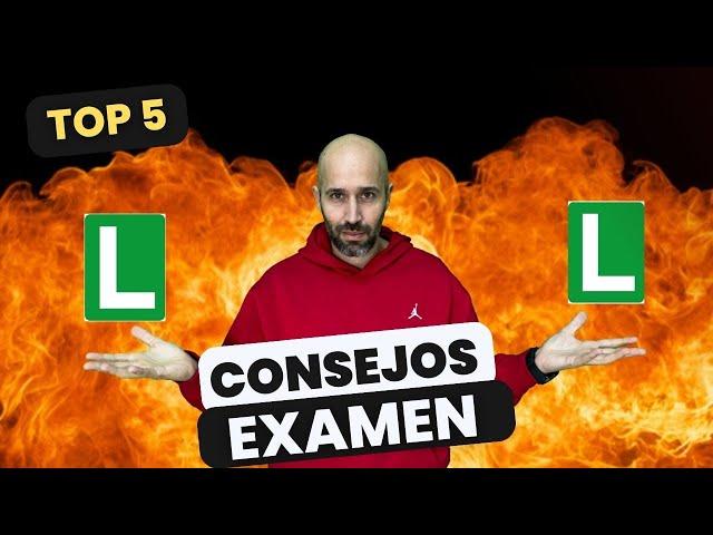 5 CONSEJOS para CONSEGUIR tu APROBADO️ EXAMEN práctico de CONDUCIR