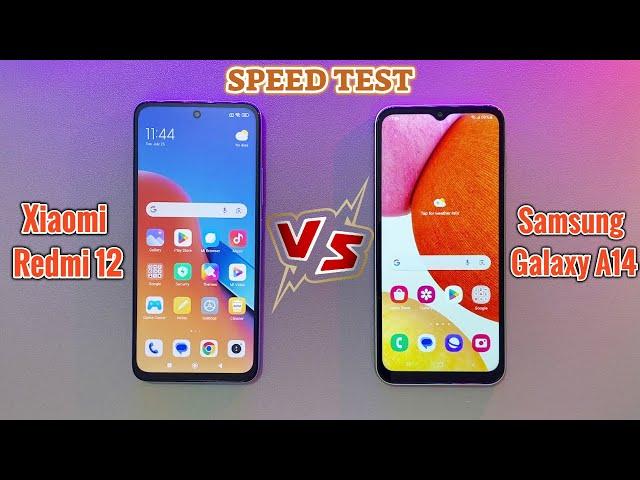 Xiaomi Redmi 12 Vs Samsung Galaxy A14 Performance Test & Comparison