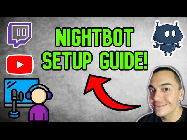 How To Setup Nightbot Chat for Live Streaming YouTube Twitch Guide Tutorial!