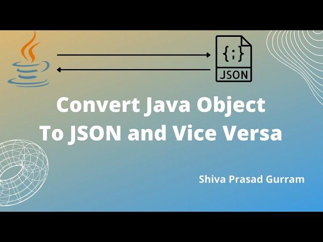 Convert Java Object to JSON String | JSON String to Java Object | Jackson