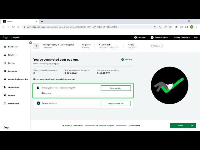 Sage Payroll and HR | How to create your first pay run