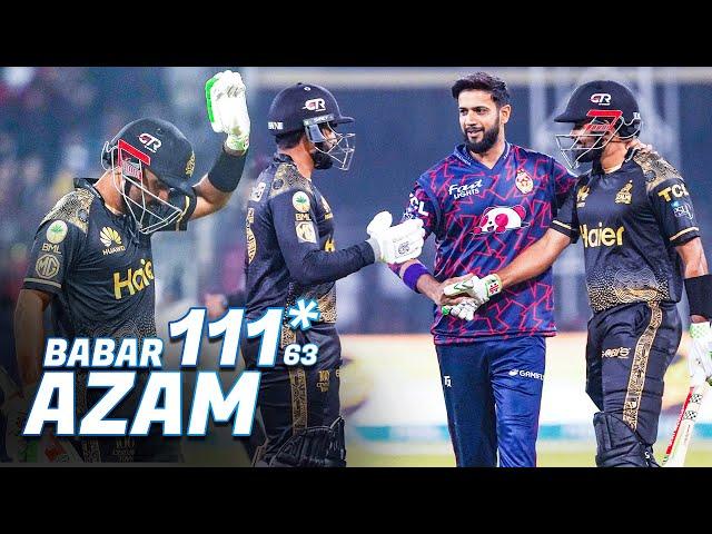 Babar Azam's Heroic Innings | Scores 111* Not Out vs Islamabad United in Lahore | HBL PSL | M2A1A