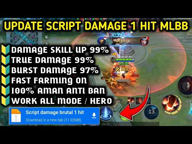 UPDATE ‼️ SCRIPT DAMAGE MOBILE LEGENDS TERBARU 2024 ANTI BANNED 100% WORK