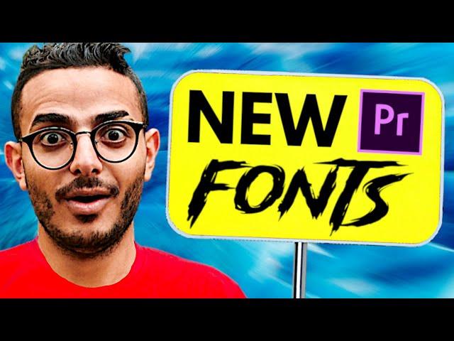 How To Install FONTS Into Premiere Pro!