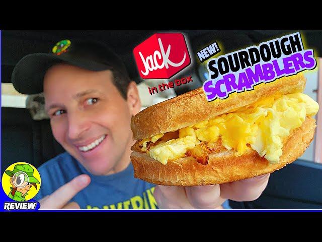 Jack In The Box® Sourdough Scramblers Review 🃏 Bacon, Egg & Cheese!  Peep THIS Out! ️‍️