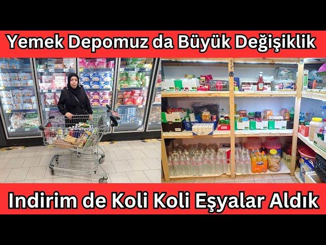 Yemek Depomuz da Büyük Değişiklik  Indirim de Koli Koli Eşyalar Aldık