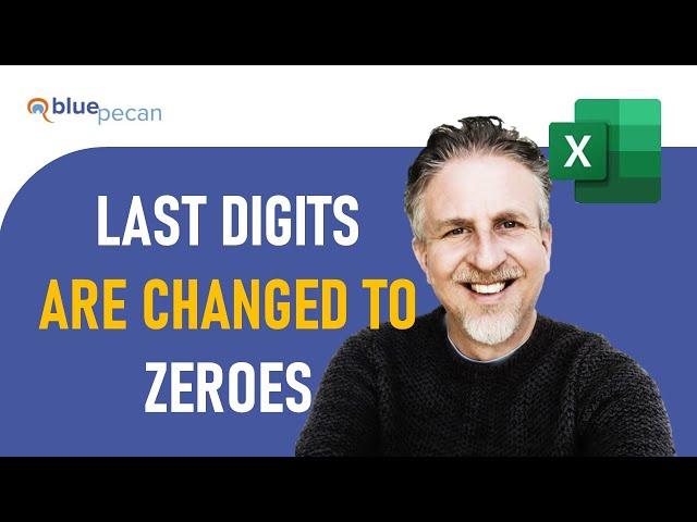 Last Digits Are Changed to Zeroes When Entering Long Numbers in Excel | 15 Digit Limit Solution