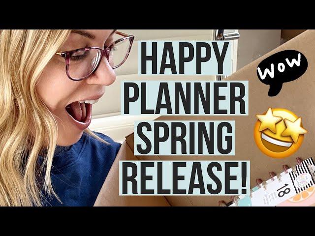 The Happy Planner Spring Release 2022 - Squad Mentor Unboxing! | Huge Planner Supply Haul!