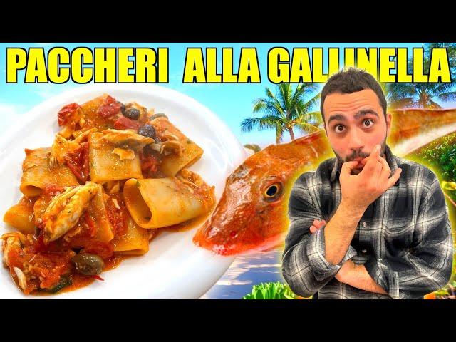 PACCHERI ALLA GALLINELLA DI CHEF RUBEN *con scorza di limone*