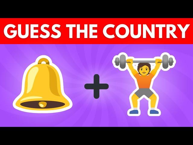 Guess the Country by Emoji Challenge  | Emoji Quiz 2024