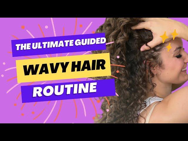 Full guided hair tutorial for wavy or curly hair (LIVE REPLAY)