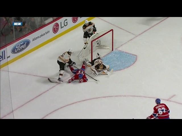 Jack Edwards goes bonkers for Rask double-pad stack